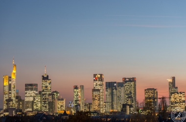 The Frankfurt Skyline Winter 2015