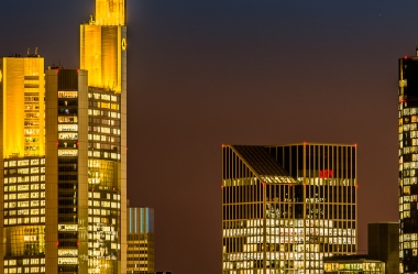The Frankfurt Skyline Winter 2015