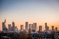 The Frankfurt Skyline Winter 2015