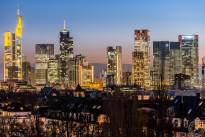 The Frankfurt Skyline Winter 2015