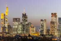 The Frankfurt Skyline Winter 2015