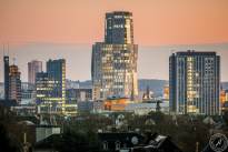 The Frankfurt Skyline Winter 2015