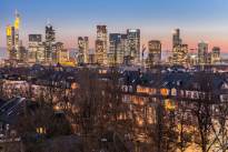 The Frankfurt Skyline Winter 2015