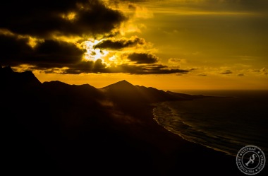 Sonnenuntergang am Mirador de los Canarios
