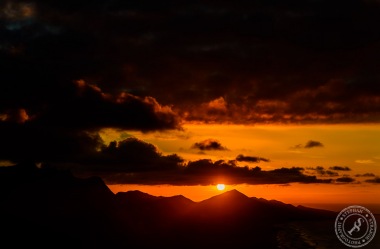 Sonnenuntergang am Mirador de los Canarios
