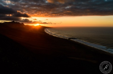 Sonnenuntergang am Mirador de los Canarios