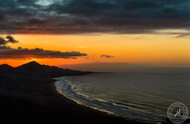 Sonnenuntergang am Mirador de los Canarios