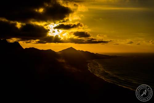 Sonnenuntergang am Mirador de los Canarios