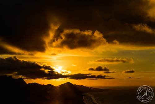 Sonnenuntergang am Mirador de los Canarios