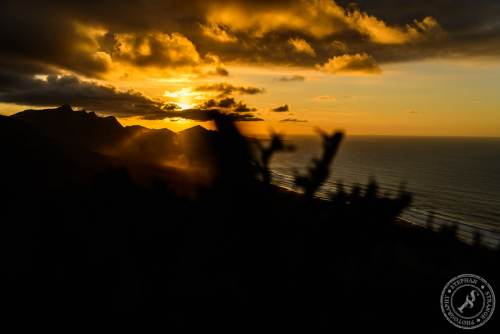 Sonnenuntergang am Mirador de los Canarios