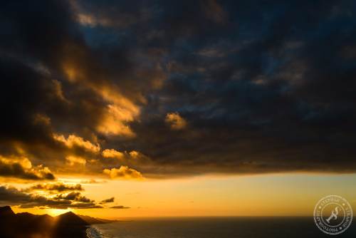 Sonnenuntergang am Mirador de los Canarios