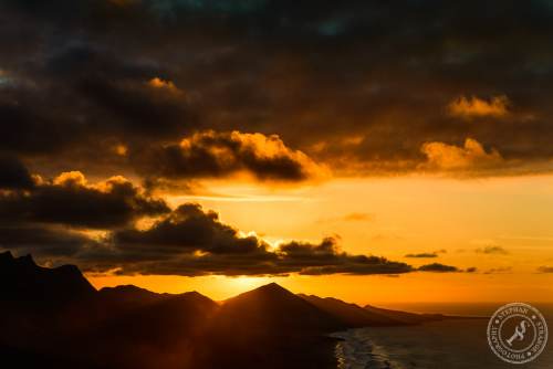 Sonnenuntergang am Mirador de los Canarios