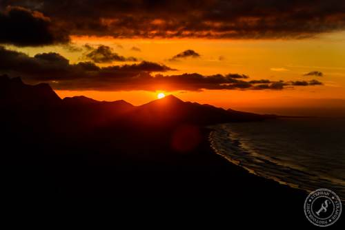 Sonnenuntergang am Mirador de los Canarios