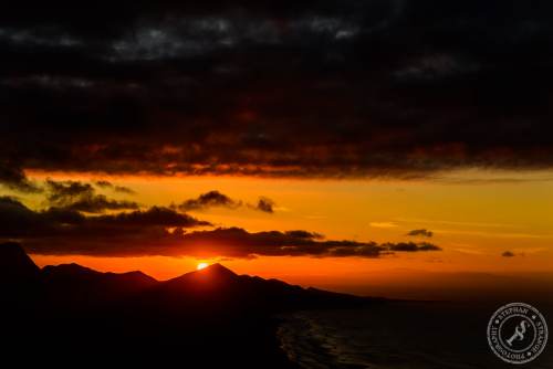 Sonnenuntergang am Mirador de los Canarios