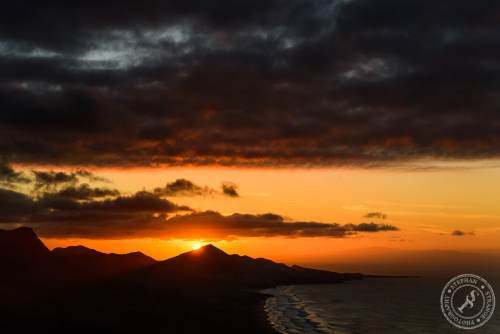 Sonnenuntergang am Mirador de los Canarios