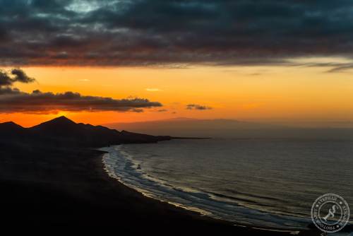 Sonnenuntergang am Mirador de los Canarios