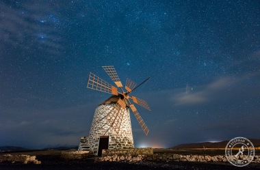 Molino de Tefia with stars