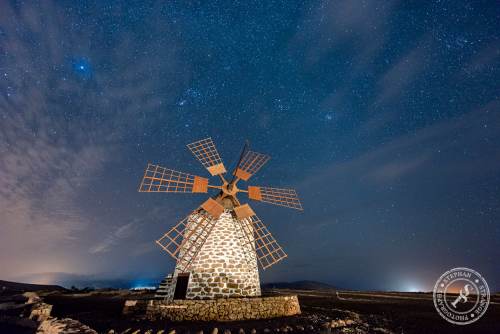 Molino de Tefia with stars