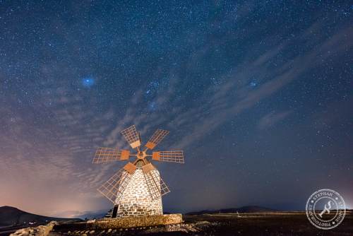 Molino de Tefia with stars