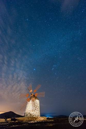 Molino de Tefia with stars