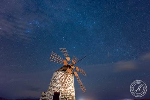 Molino de Tefia with stars