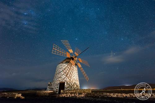 Molino de Tefia with stars