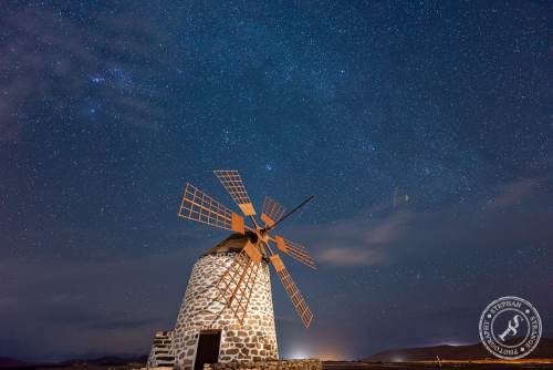 Molino de Tefia with stars
