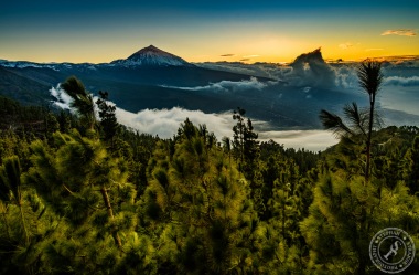 Pico del Teide nach Sonnenuntergang