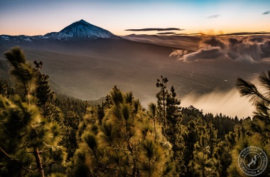 Pico del Teide nach Sonnenuntergang