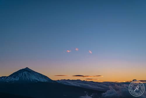 Pico del Teide nach Sonnenuntergang