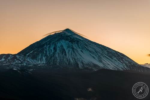 Pico del Teide nach Sonnenuntergang