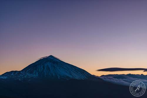 Pico del Teide nach Sonnenuntergang