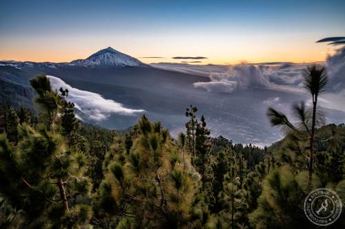Pico del Teide nach Sonnenuntergang