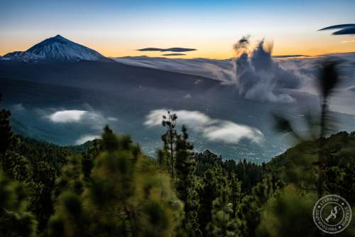 Pico del Teide nach Sonnenuntergang