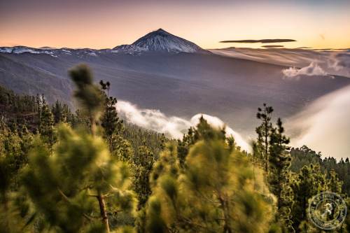 Pico del Teide nach Sonnenuntergang