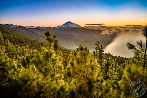 Pico del Teide nach Sonnenuntergang