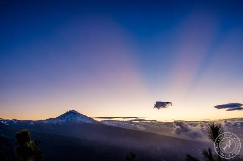 Pico del Teide nach Sonnenuntergang