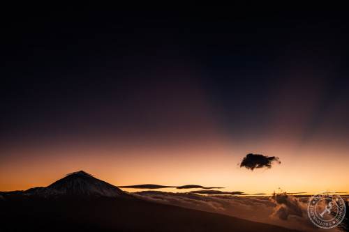 Pico del Teide nach Sonnenuntergang