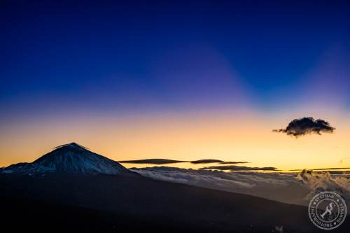 Pico del Teide nach Sonnenuntergang