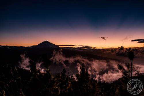 Pico del Teide nach Sonnenuntergang
