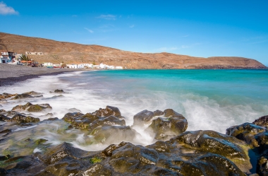 Pozo Negro eine kleine Ansammlung von Häusern an der Ostküste von Fuerteventura