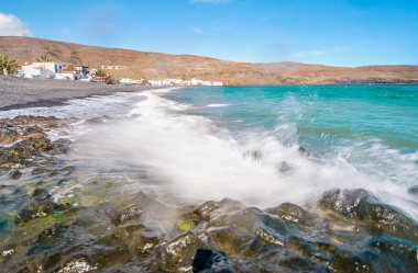 Pozo Negro eine kleine Ansammlung von Häusern an der Ostküste von Fuerteventura