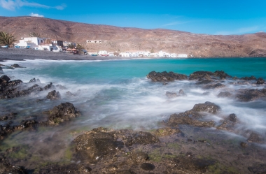 Pozo Negro eine kleine Ansammlung von Häusern an der Ostküste von Fuerteventura