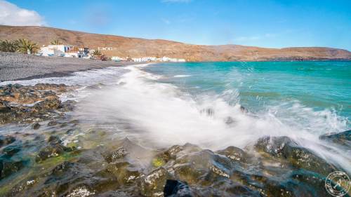 Pozo Negro eine kleine Ansammlung von Häusern an der Ostküste von Fuerteventura