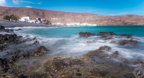 Pozo Negro eine kleine Ansammlung von Häusern an der Ostküste von Fuerteventura