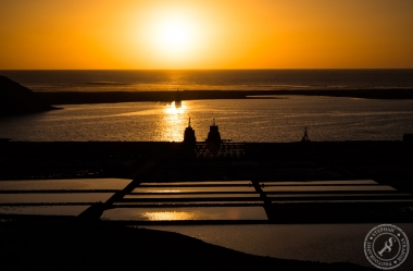 Sunset Salinas de Janubio Lanzarote