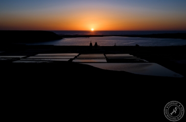 Sunset Salinas de Janubio Lanzarote