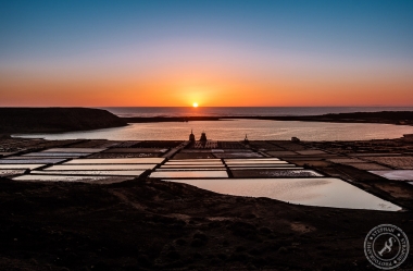 Sunset Salinas de Janubio Lanzarote