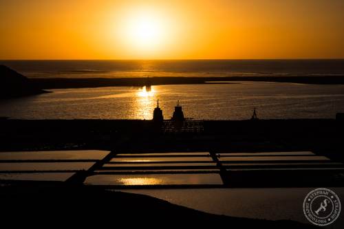 Sunset Salinas de Janubio Lanzarote
