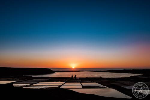 Sunset Salinas de Janubio Lanzarote